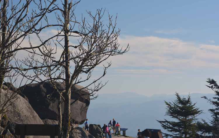 walking path at Clingman's Dome